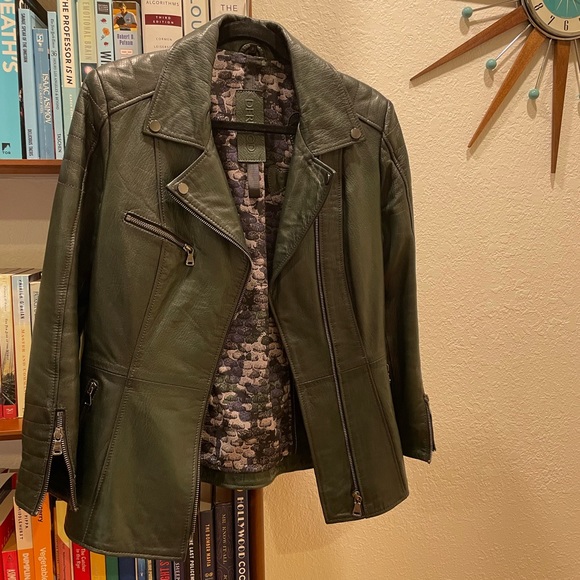 Derimod Mayfair Leather Jacket Size M - Picture 4 of 16